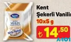 KENT BORİNGER ŞEKERLİ VANİLİN 10X5 G